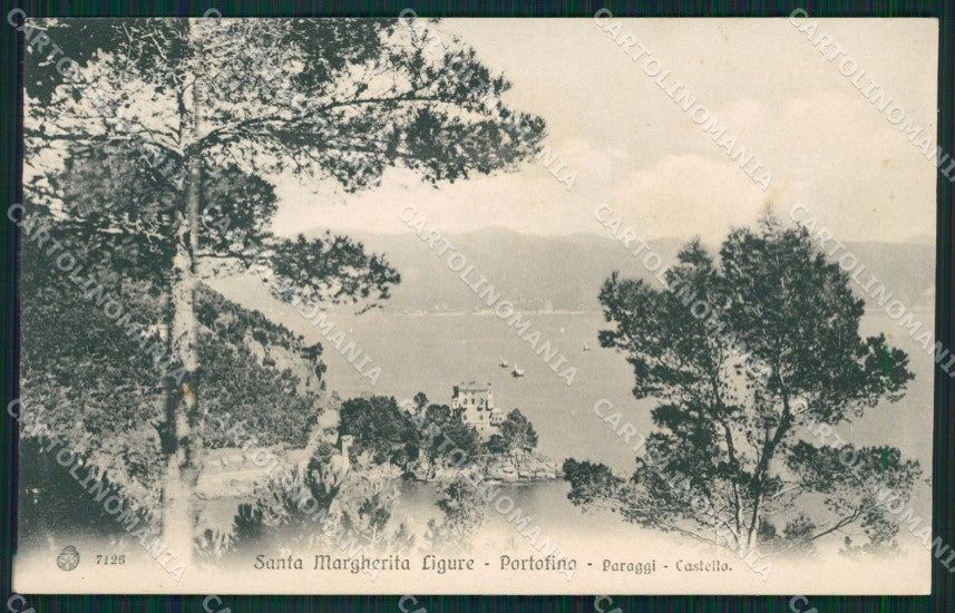 Genova Santa Margherita Portofino cartolina XB2842 – fronte