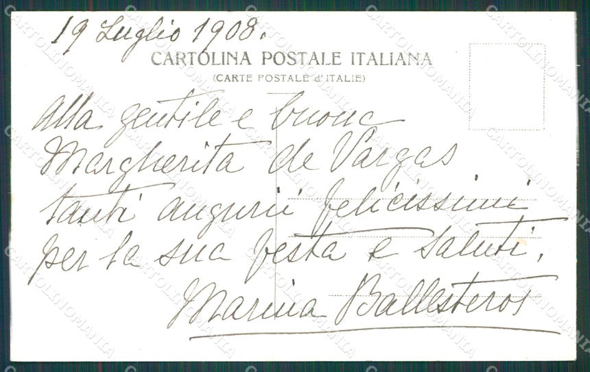 Biella Graglia Santuario cartolina XB2863 – retro