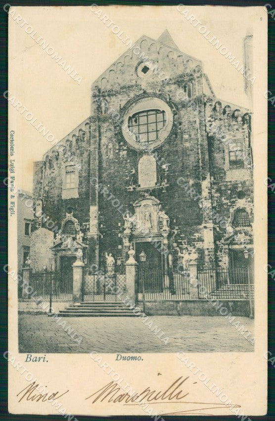Bari Città STRAPPINO cartolina XB2867 – fronte