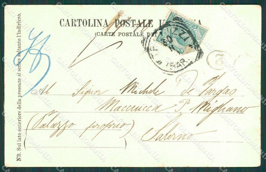 Bari Città STRAPPINO cartolina XB2867 – retro