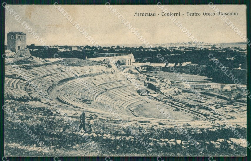 Sircusa Città Teatro Massimo cartolina XB2898 – fronte