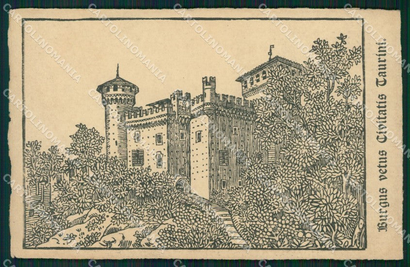 Torino Città Museo Nazionale del Libro cartolina XB2900 – fronte
