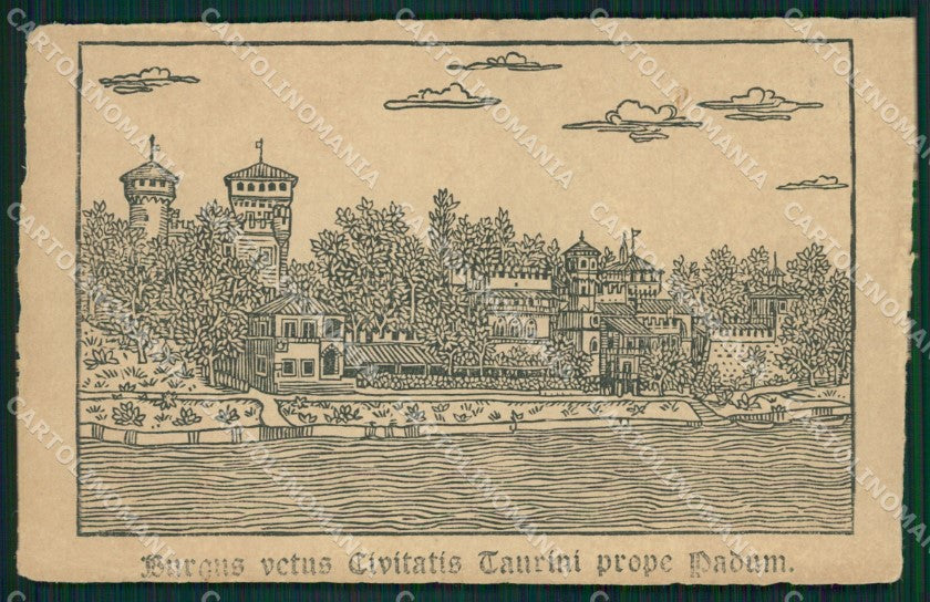Torino Città Museo Nazionale del Libro cartolina XB2902 – fronte