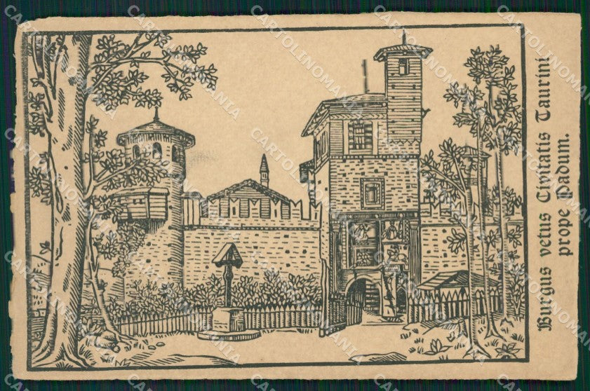 Torino Città Museo Nazionale del Libro cartolina XB2903 – fronte