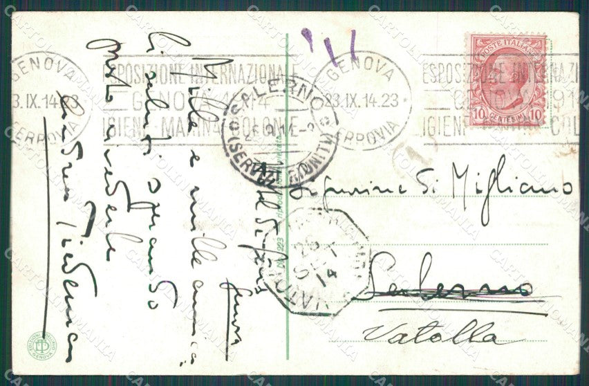 Genova Città cartolina XB2908 – retro