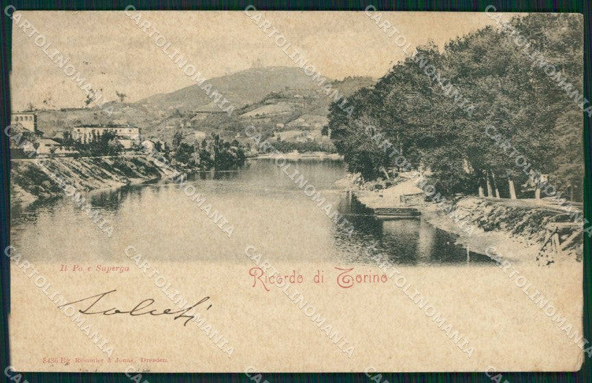 Torino Città PIEGHINA cartolina XB2925 – fronte