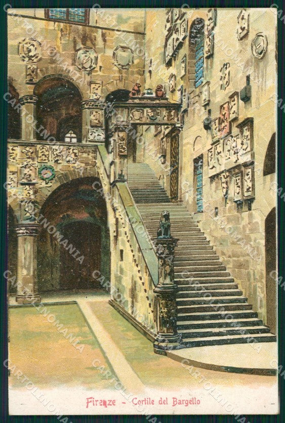 Firenze Città Bargello cartolina XB2936 – fronte