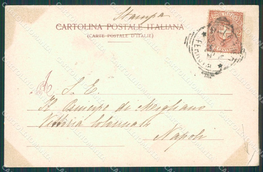 Palermo Città Chiesa Martorana PIEGHINA cartolina XB2947 – retro