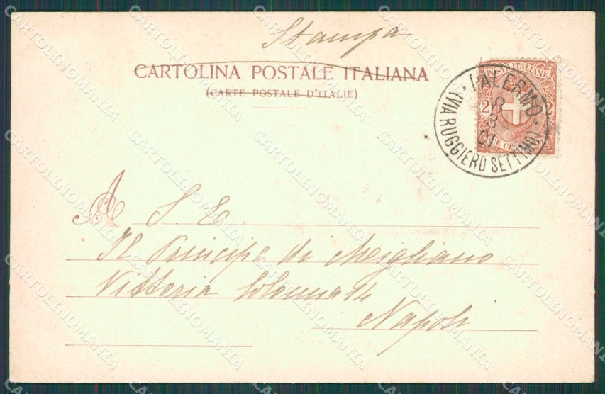 Palermo Città Chiesa Santa Maria della Catena cartolina XB2949 – retro