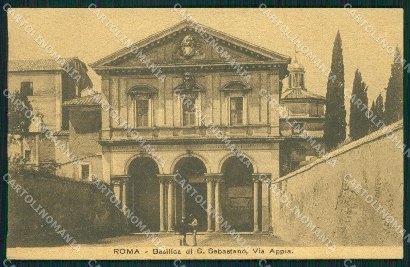 Roma Città Basilica San Sebastiano cartolina XB2994 – fronte
