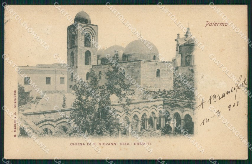 Palermo Città San Giovanni degli Eremiti ABRASA cartolina XB3004 – fronte