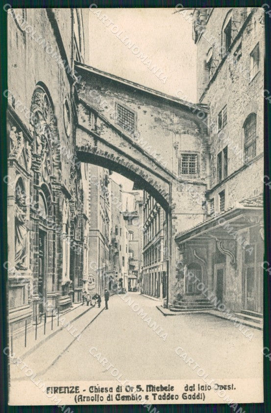 Firenze Città Chiesa San Michele cartolina XB3008 – fronte