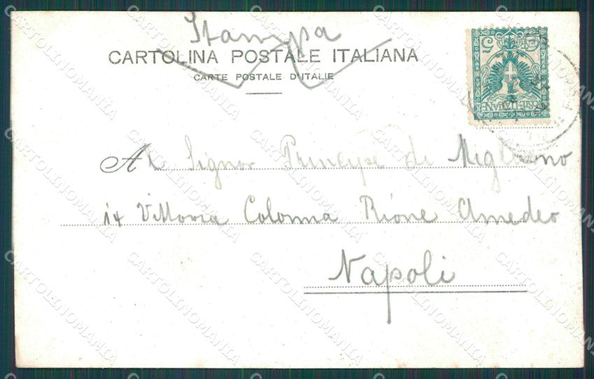 Palermo Città Villa Giulia cartolina XB3016 – retro
