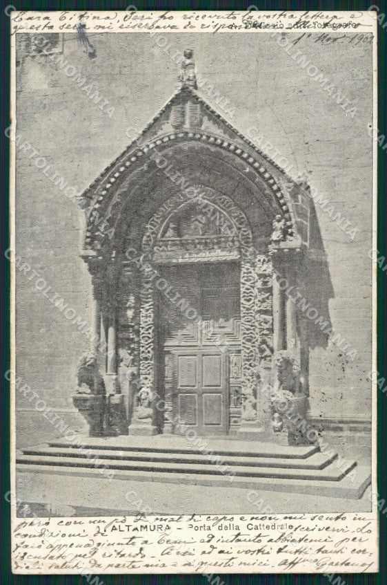 Bari Altamura Cattedrale cartolina XB3050 – fronte