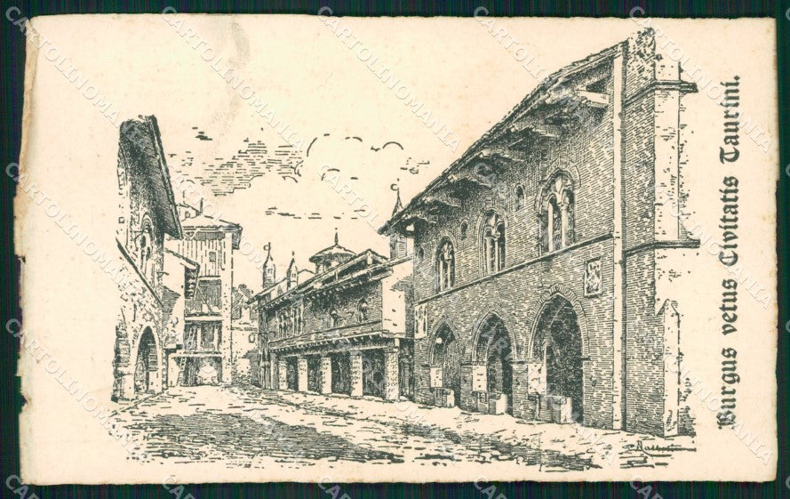 Torino Città Museo Nazionale del Libro cartolina XB3083 – fronte