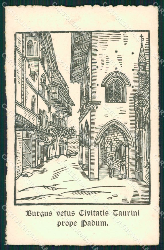 Torino Città Museo Nazionale del Libro cartolina XB3084 – fronte