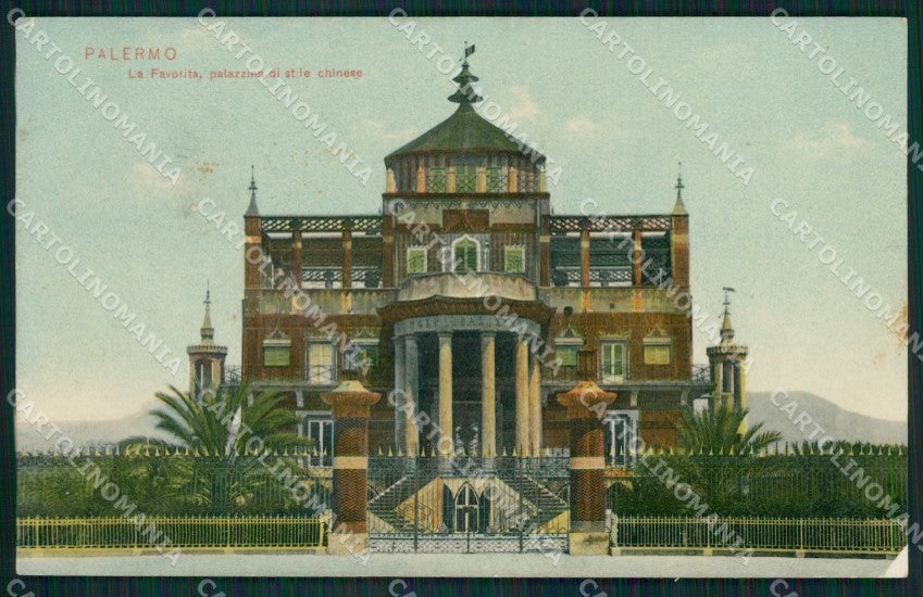 Palermo Città La Favorita cartolina XB3090 – fronte