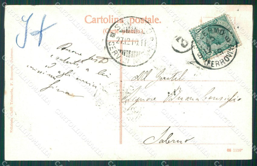 Palermo Città La Favorita cartolina XB3090 – retro