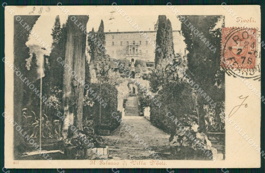 Roma Tivoli Villa D'Este cartolina XB3108 – fronte