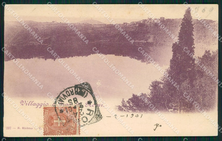 Terni Nemi Lago di PIEGHINA cartolina XB3123 – fronte
