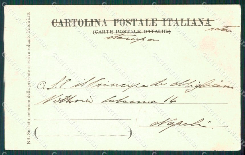 Terni Nemi Lago di PIEGHINA cartolina XB3123 – retro