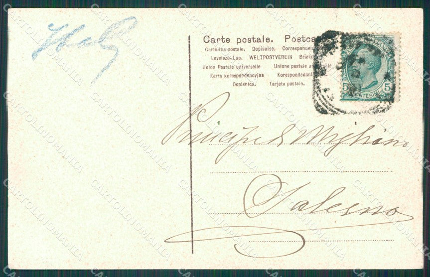 Salerno Amalfi cartolina XB3149 – retro