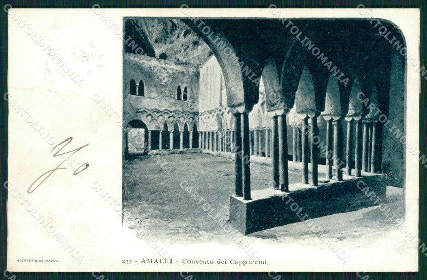 Salerno Amalfi Convento Cappuccini cartolina XB3151 – fronte