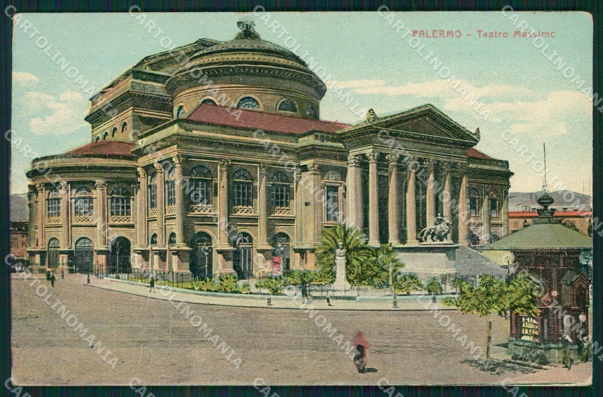 Palermo Città Teatro cartolina XB3154 – fronte