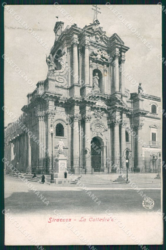 Sircusa Città Cattedrale Alterocca 5999 cartolina XB3163 – fronte