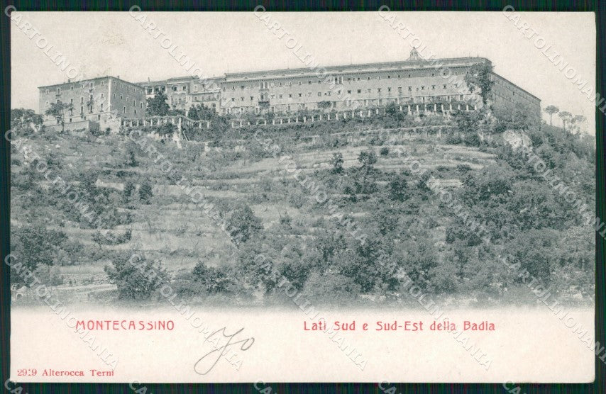 Frosinone Cassino Montecassino Alterocca 2919 cartolina XB3171 – fronte