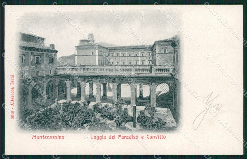 Frosinone Cassino Montecassino Alterocca 2916 cartolina XB3172 – fronte