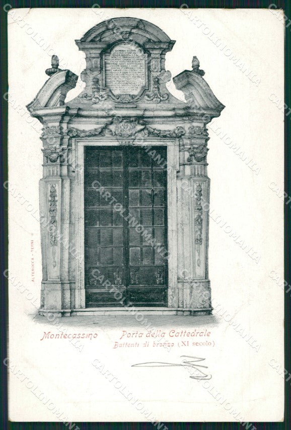 Frosinone Cassino Montecassino Cattedrale Alterocca PIEGA cartolina XB3177 – fronte