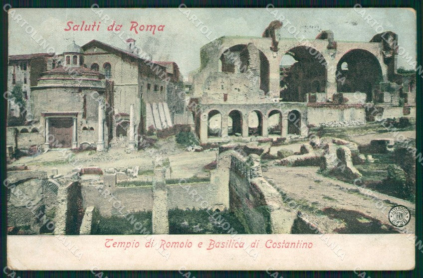 Roma Città Tempio Romolo Alterocca 5728 cartolina XB3208 – fronte