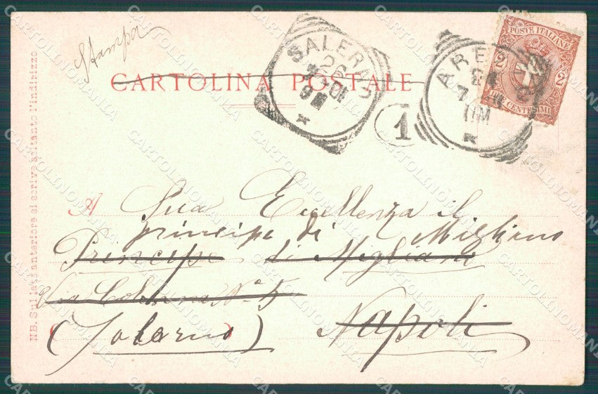 Arezzo città cartolina XB3228 – retro