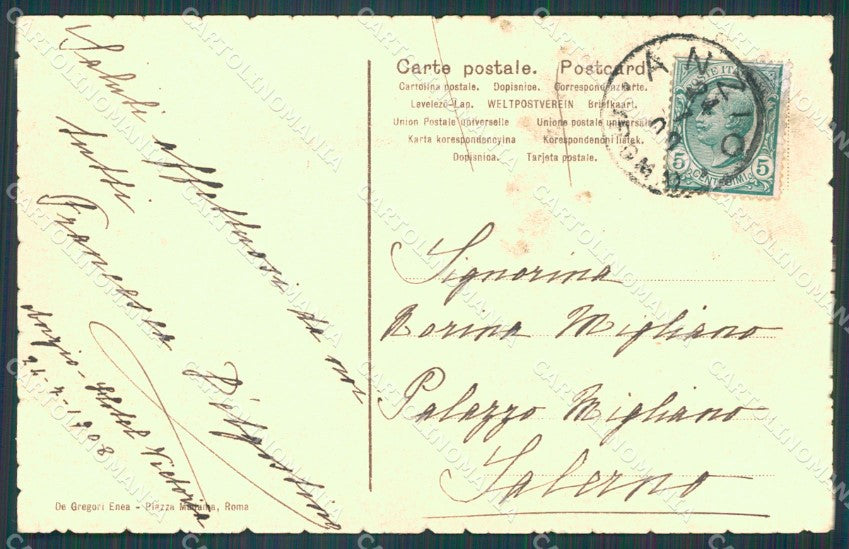 Roma Anzio cartolina XB3237 – retro