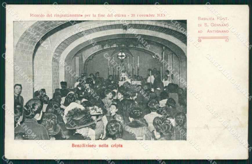 Napoli Vomero Antignano Processione Colera cartolina XB3246 – fronte