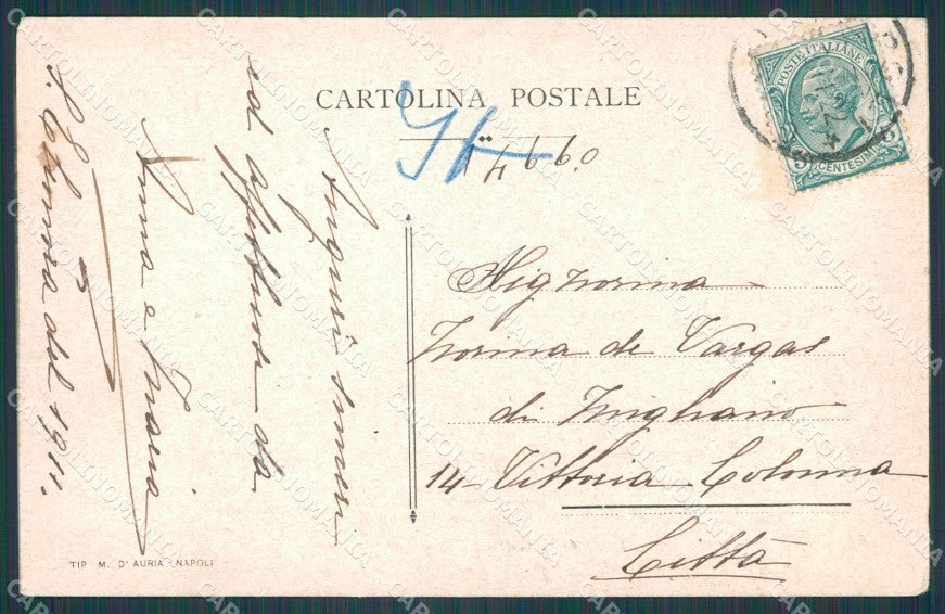 Napoli Vomero Antignano Processione Colera cartolina XB3246 – retro