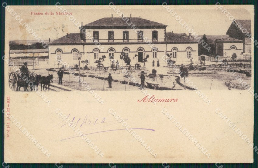 Bari Altamura Lopez Stazione cartolina XB3259 – fronte