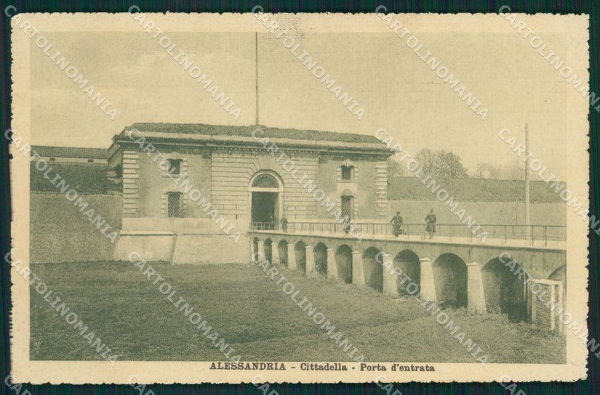 Alessandria città PIEGA cartolina XB3273 – fronte
