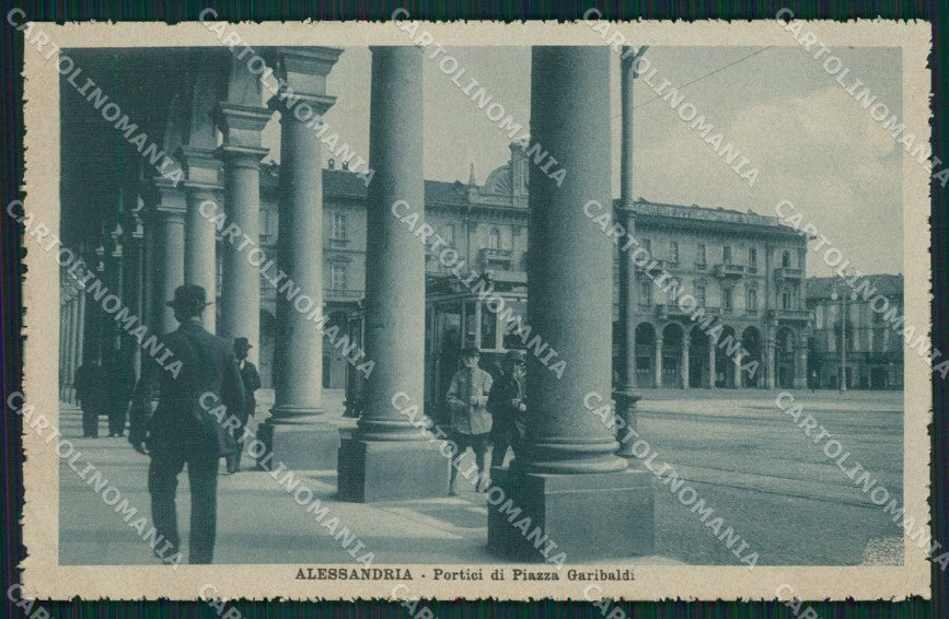 Alessandria città Tram cartolina XB3274 – fronte