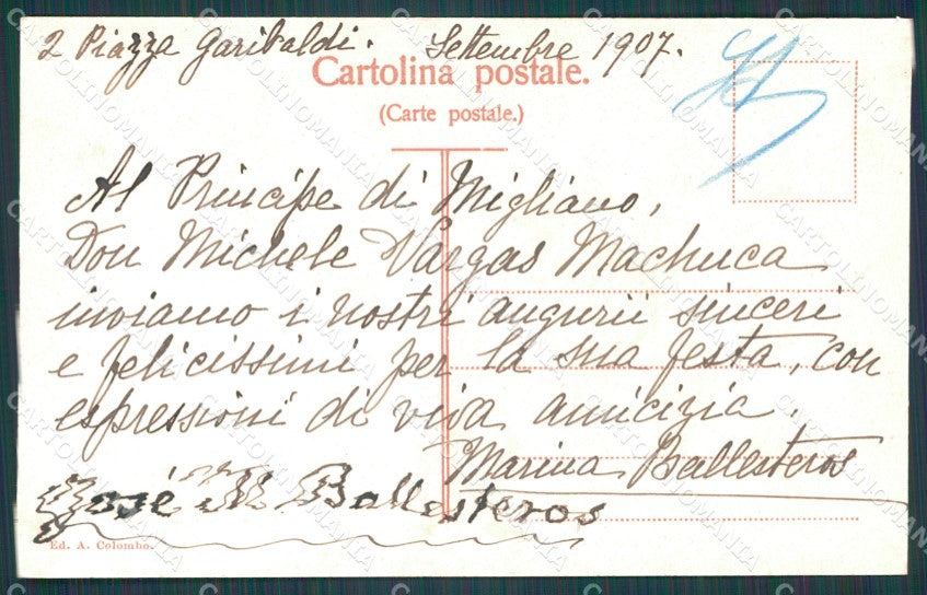 Alessandria città cartolina XB3277 – retro