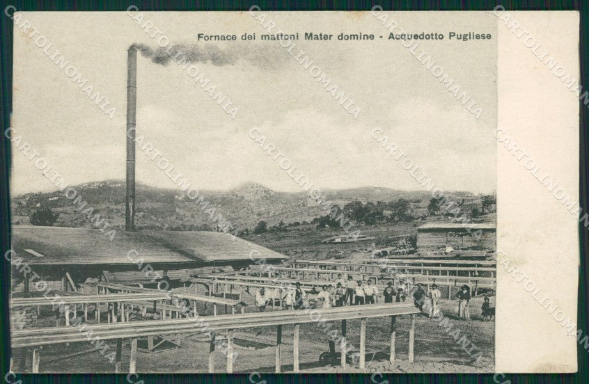 Avellino Caposele Acquedotto Pugliese Fornace Materdomini cartolina XB3290 – fronte