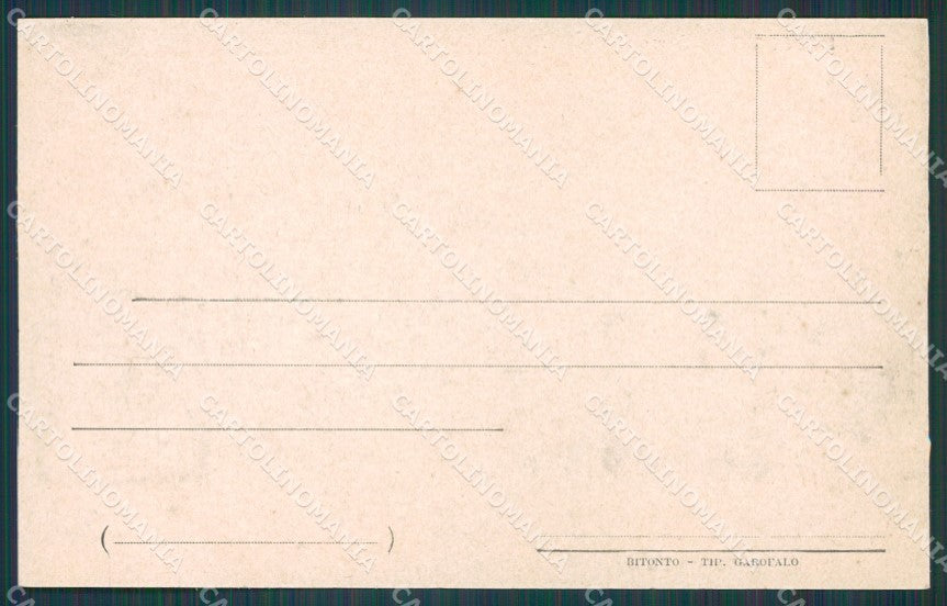 Bari Bitonto cartolina XB3297 – retro