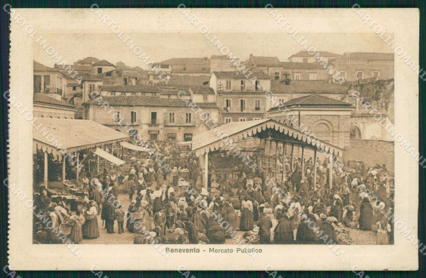 Benevento città Mercato cartolina XB3311 – fronte