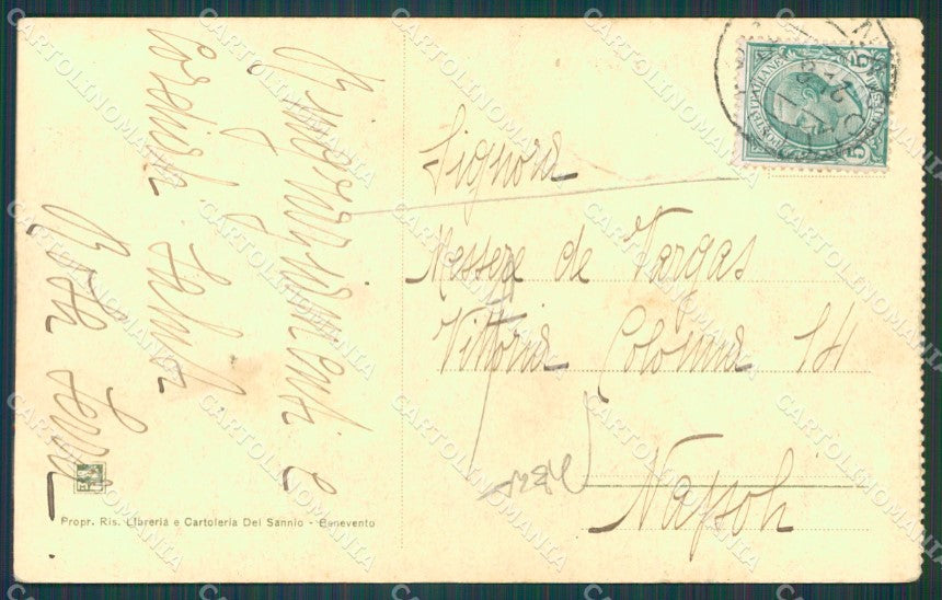Benevento città PIEGA cartolina XB3319 – retro