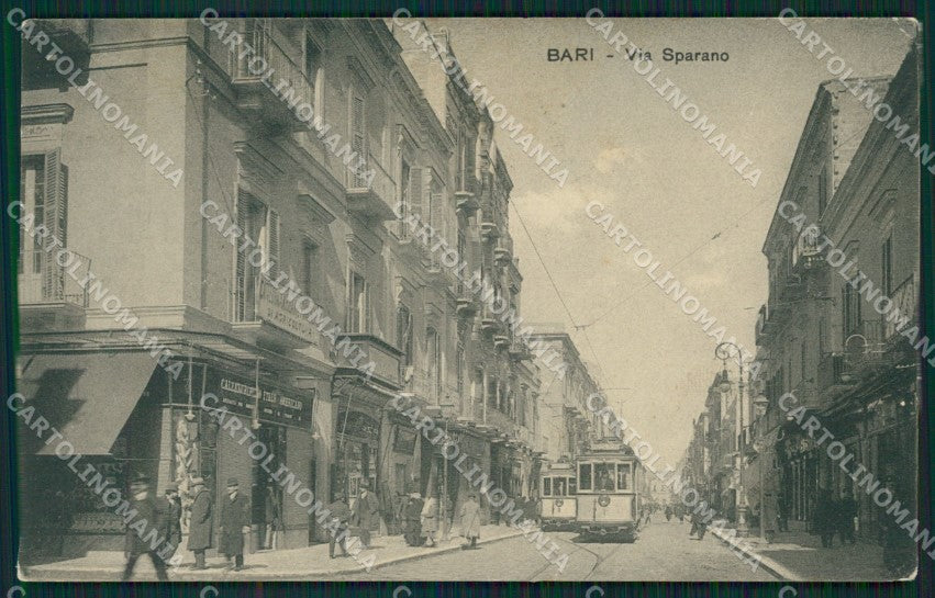 Bari città Tram cartolina XB3325 – fronte