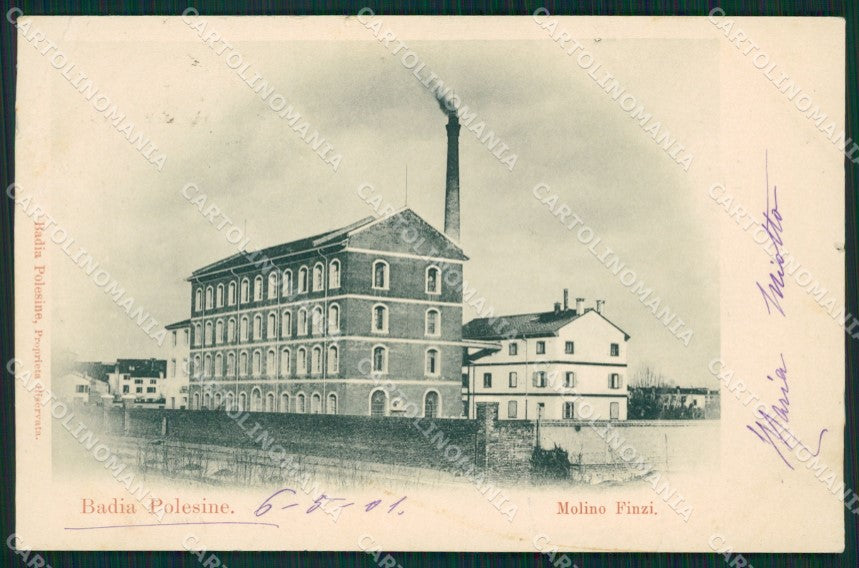 Rovigo Padia Polesine STRAPPINI PIEGA cartolina XB3339 – fronte