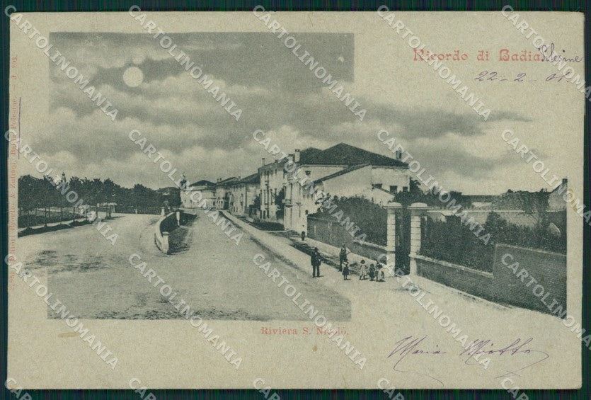 Rovigo Padia Polesine STRAPPINO cartolina XB3340 – fronte