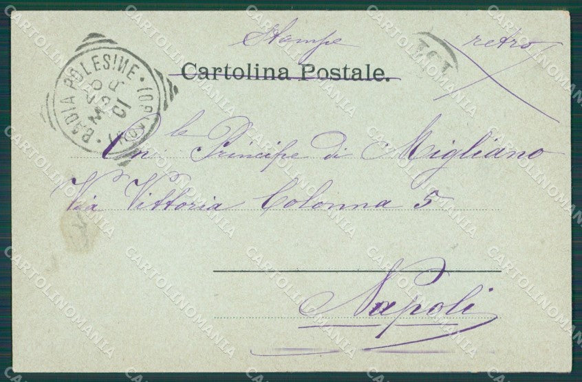 Rovigo Padia Polesine cartolina XB3342 – retro