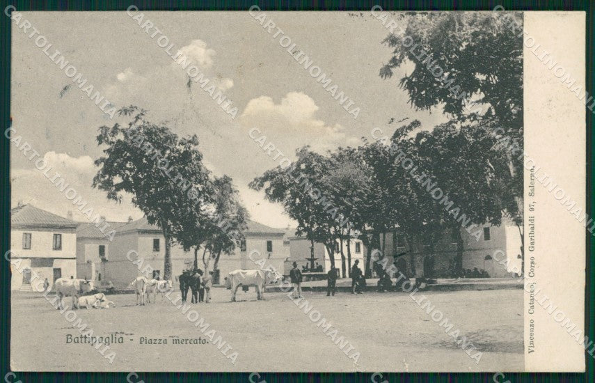 Salerno Battipaglia Mercato STRAPPINI cartolina XB3343 – fronte